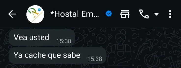 Chat: 'You clearly know what you're doing'